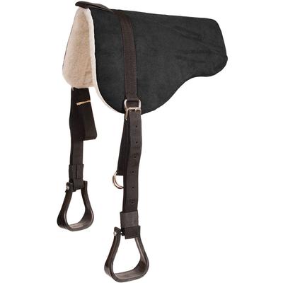 Mustang Mfg. Faux-Suede Bareback Pad With Stirrups