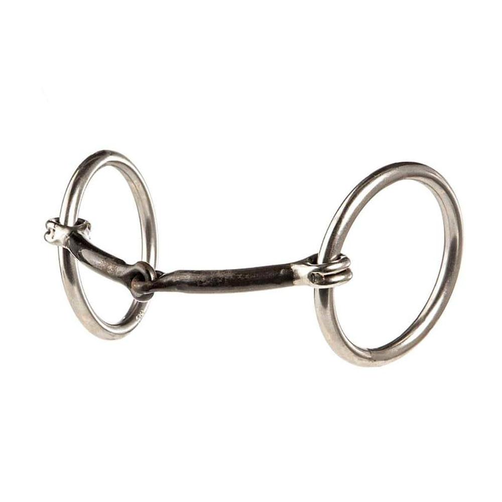 6.5" All Sizes Loose Ring 3inch Ring Rubber Mullen Mouth Snaffle Horse Bit 4" 
