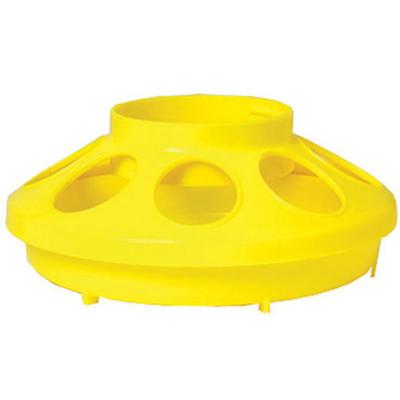 1 Qt Poultry Feeder Base Yellow