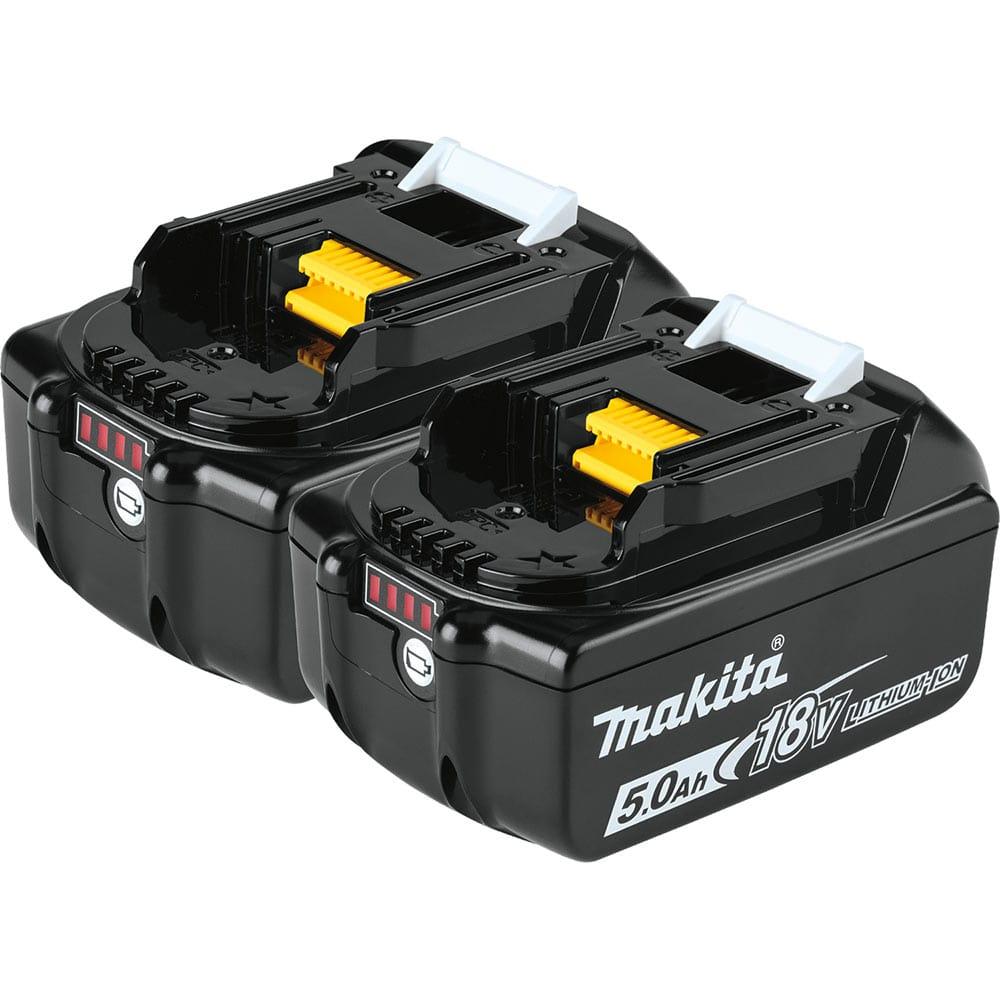 MAKITA 18V LXT® Lithium-Ion 5.0Ah Battery, 2/pk
