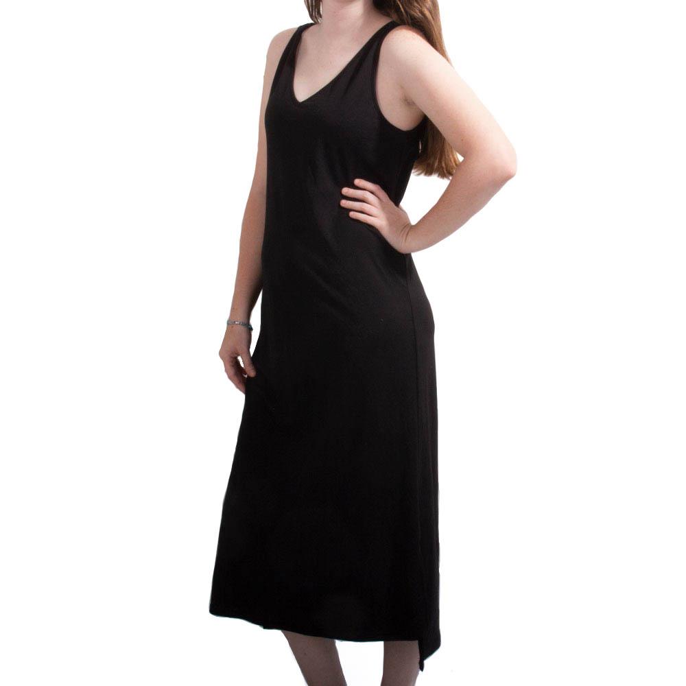 long black tank top dress