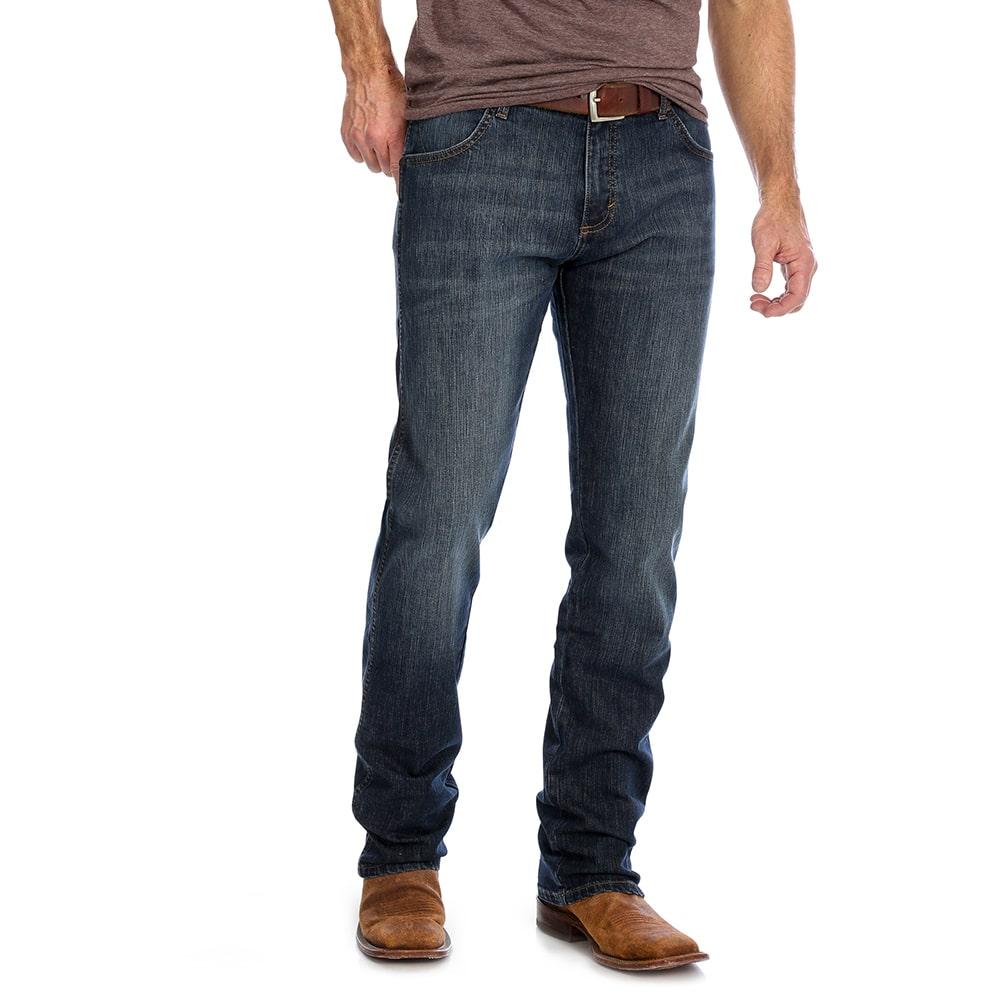 wrangler men's slim straight jeans