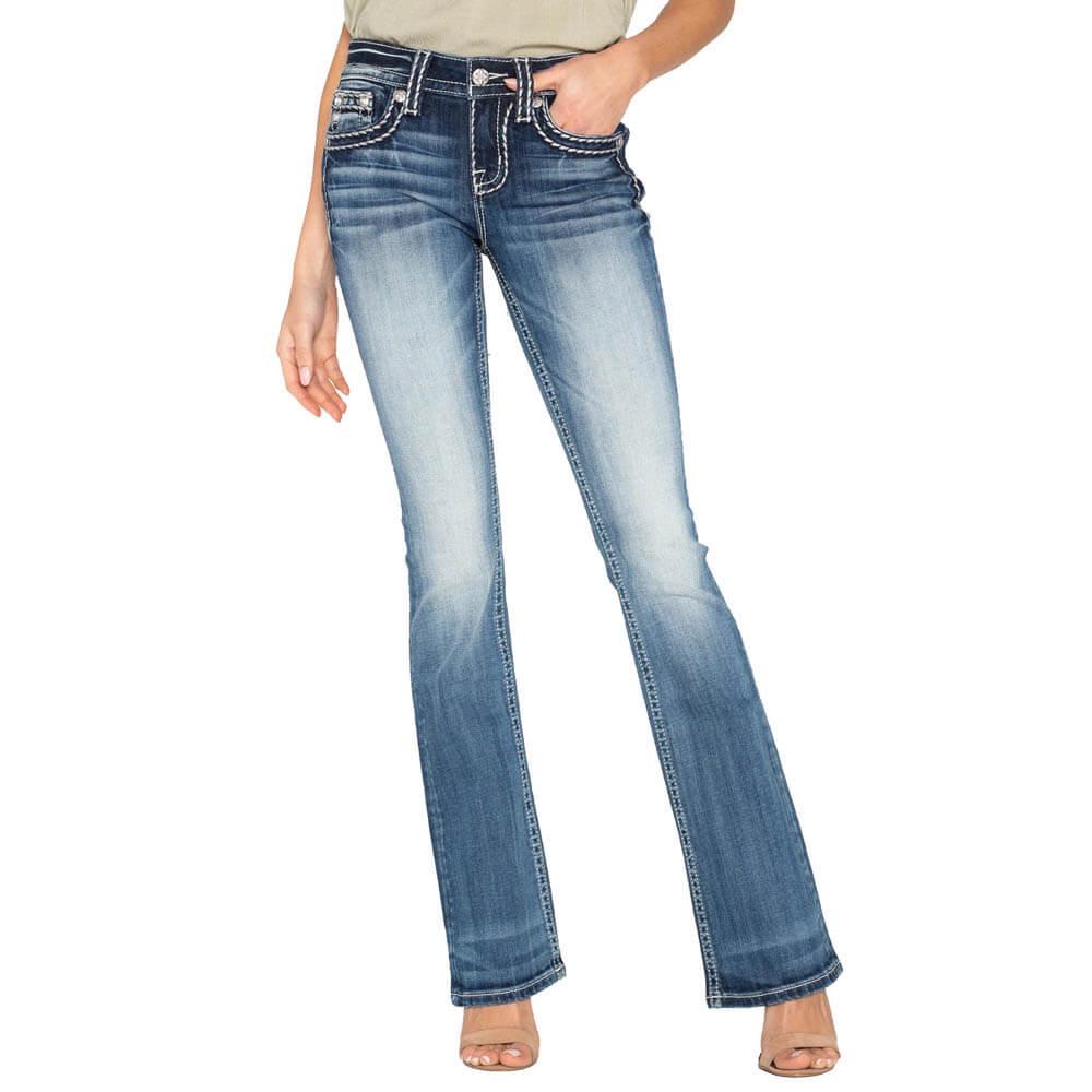 Miss Me Women's Classic Style Bootcut Jeans