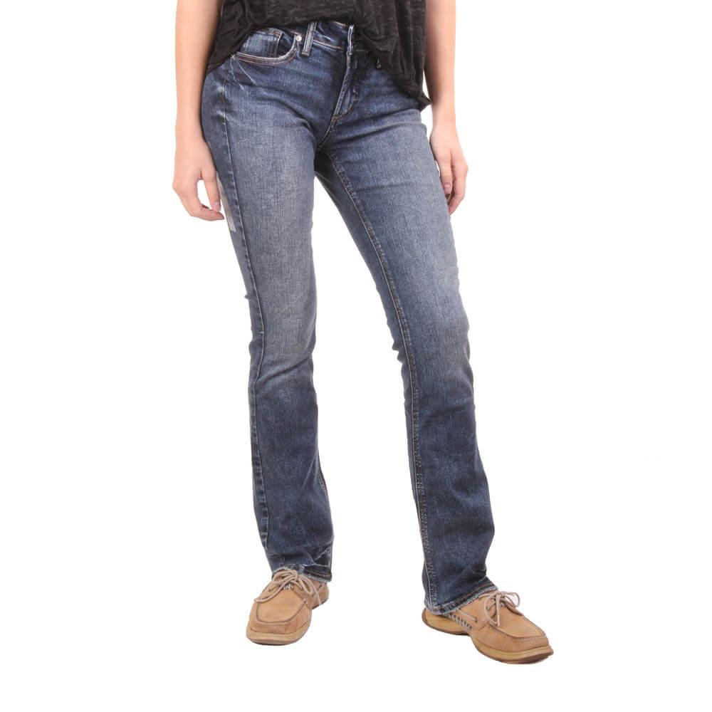 ladies slim bootcut jeans