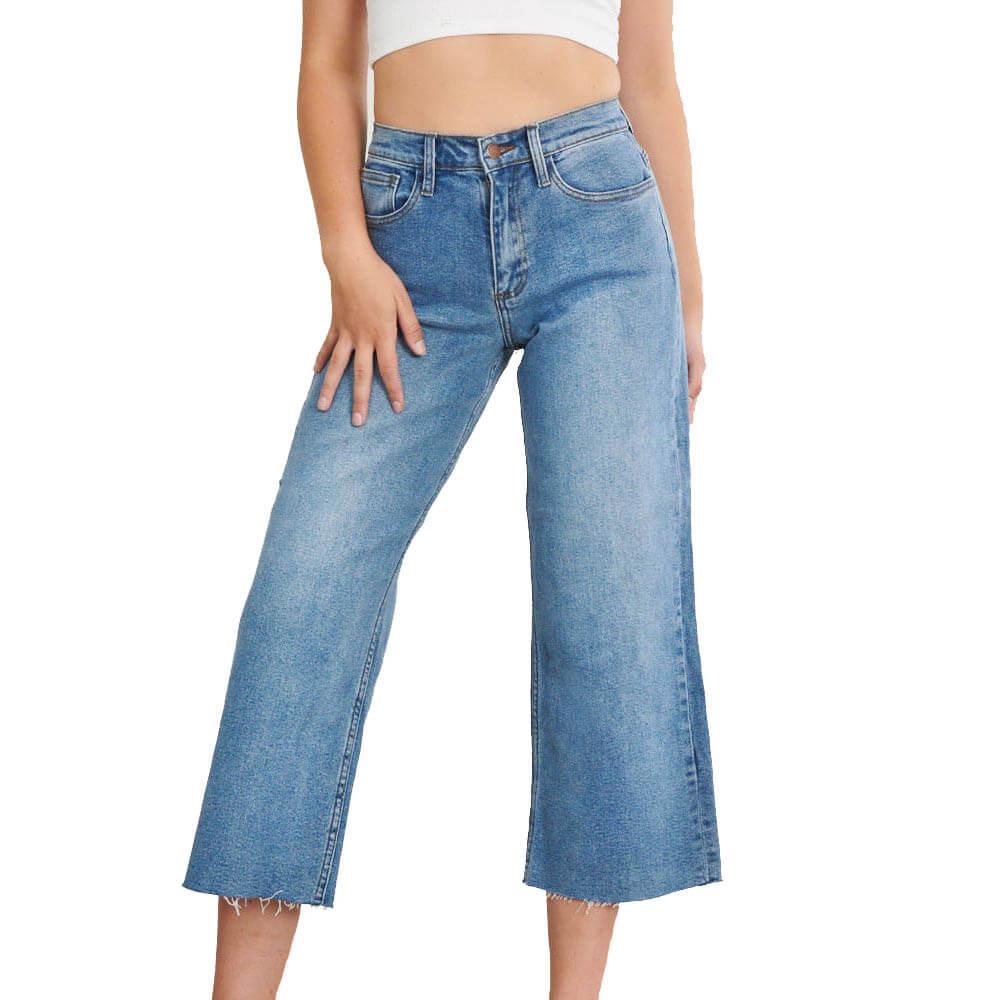 Buy > vibrant miu flare jeans > in stock