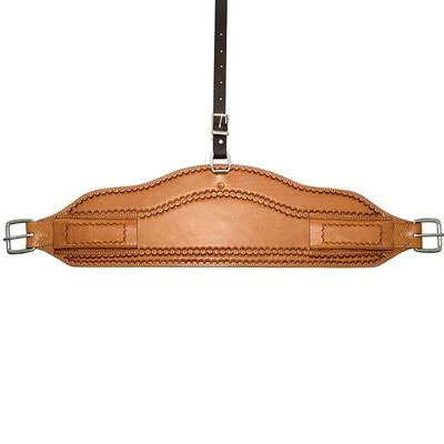 Partrade 8 Inch Golden Leather Flank Cinch