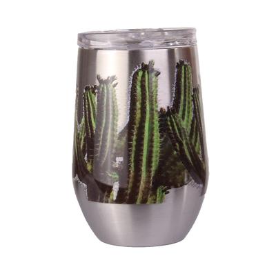 Tall Cactus Wine Glass