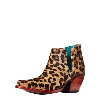  Ariat Women's Dixon Leopard Haircalf Ankle Boot