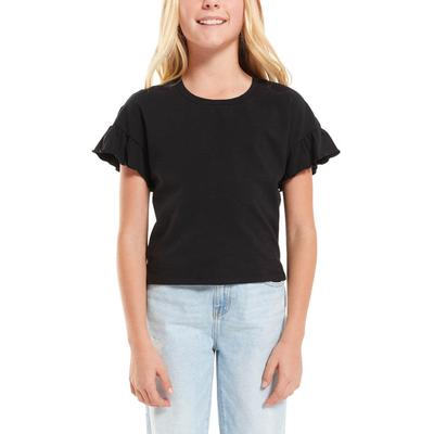 Z Supply Girl's Olivia Ruffle Sleeve T-Shirt