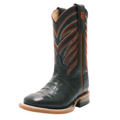 Anderson Bean Youth Black Caiman Western Boots