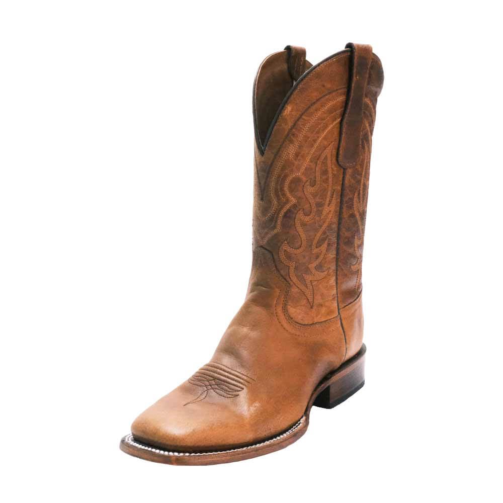 Circle G Men's Brown Embroidered Western Boots
