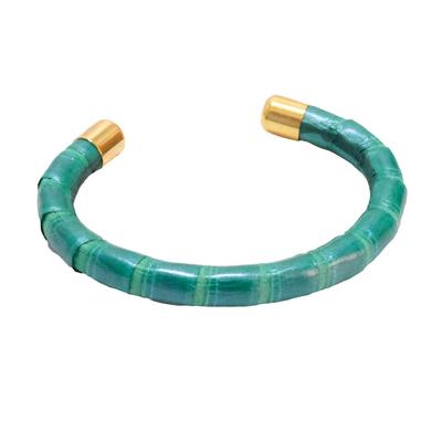 Rustic Cuff Women's Turquoise Snakeskin Bracelet