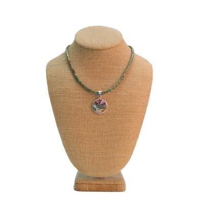 Women's Pueblo Inlay Turquoise Necklace