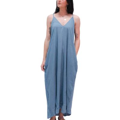 Elan Women's Spag V-Neck Maxi Dress