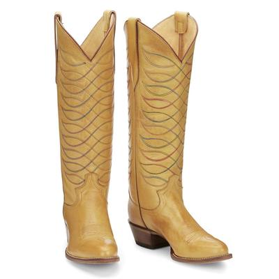 Justin Women's Antique Yellow Whitley Boots