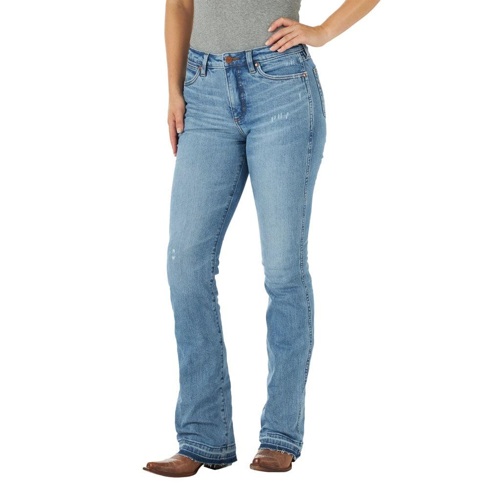 Wrangler Women's High Rise Slim Bootcut Jeans