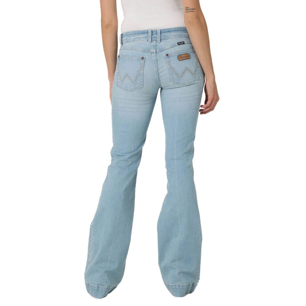 Wrangler Women's Mae Light Wash Trouser Jean