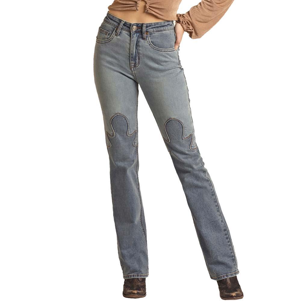 Rock & Roll Women's High Rise Stretch Bootcut Jeans