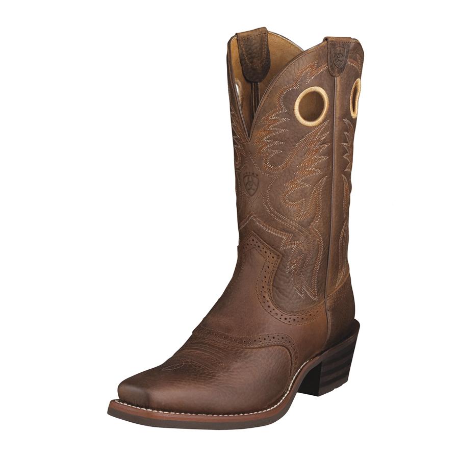 Ariat Heritage Roughstock Square Toe Cowboy Boots