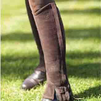 Ariat All Round Suede Chaps Various Sizes Black/Brown 