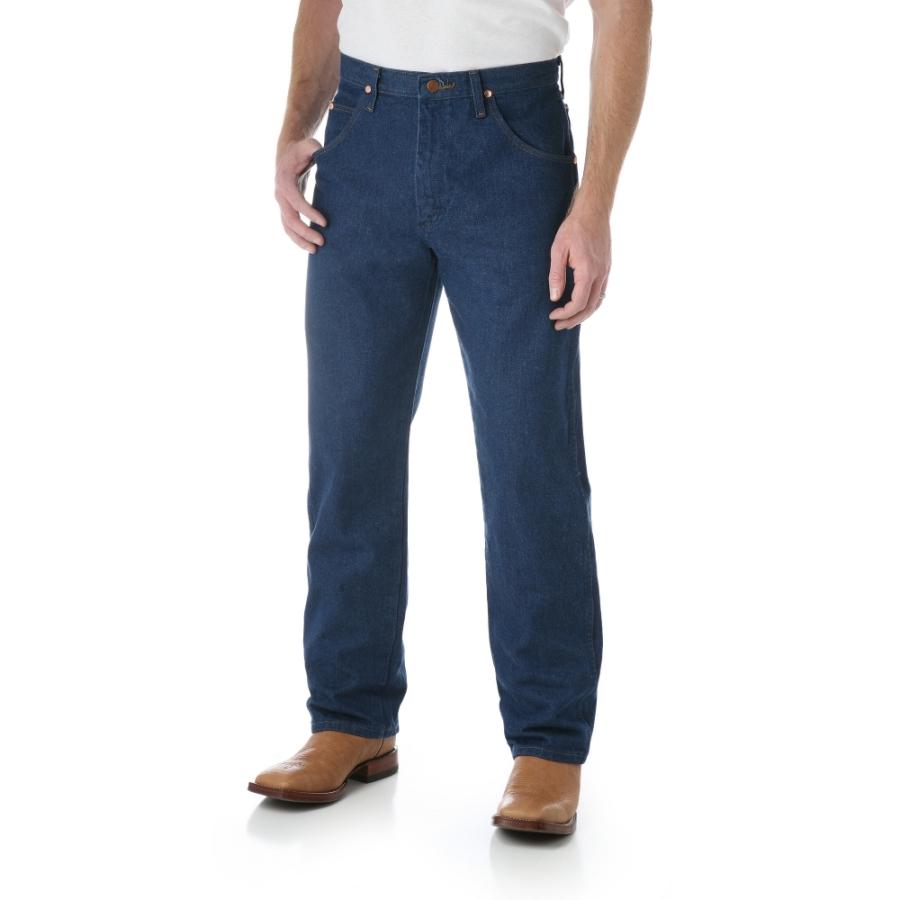 Wrangler Men's Relaxed Fit Dark Wash Jeans