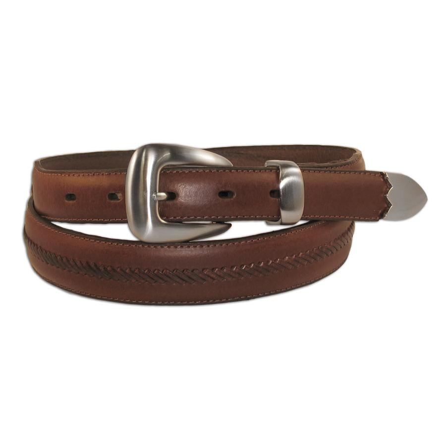 Nocona Mens Brown Leather Belt 
