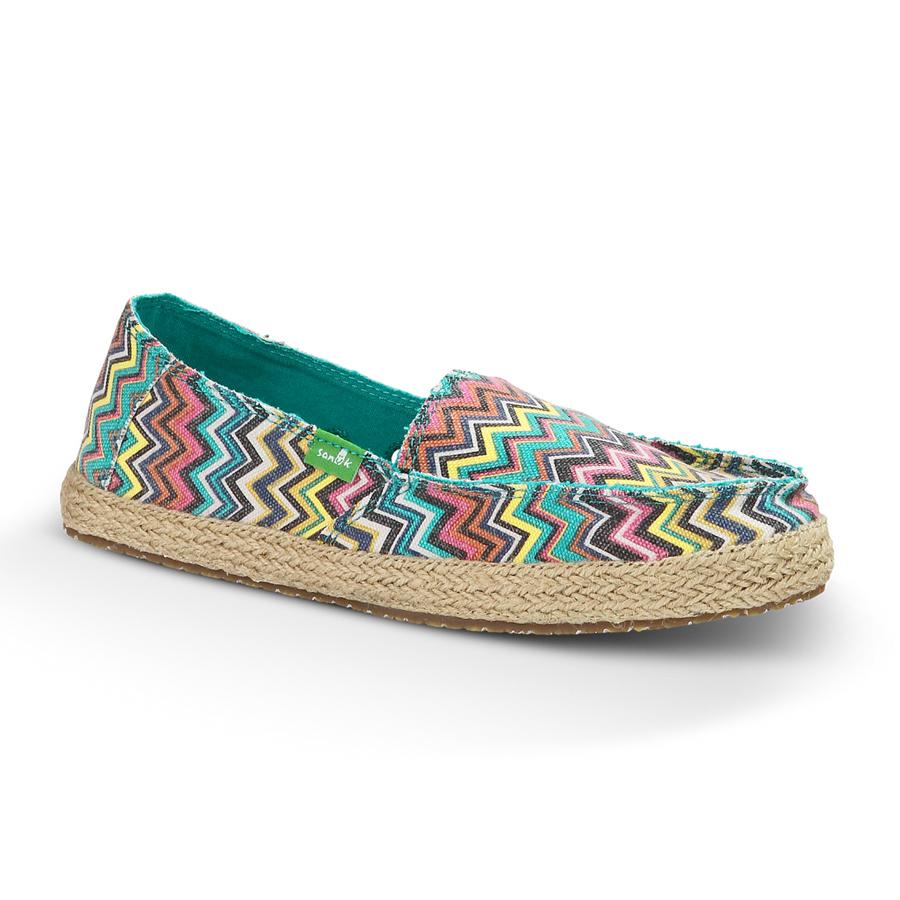 Sanuk Womens Funky Fiona Casual Shoes | D&D Texas Outfitters