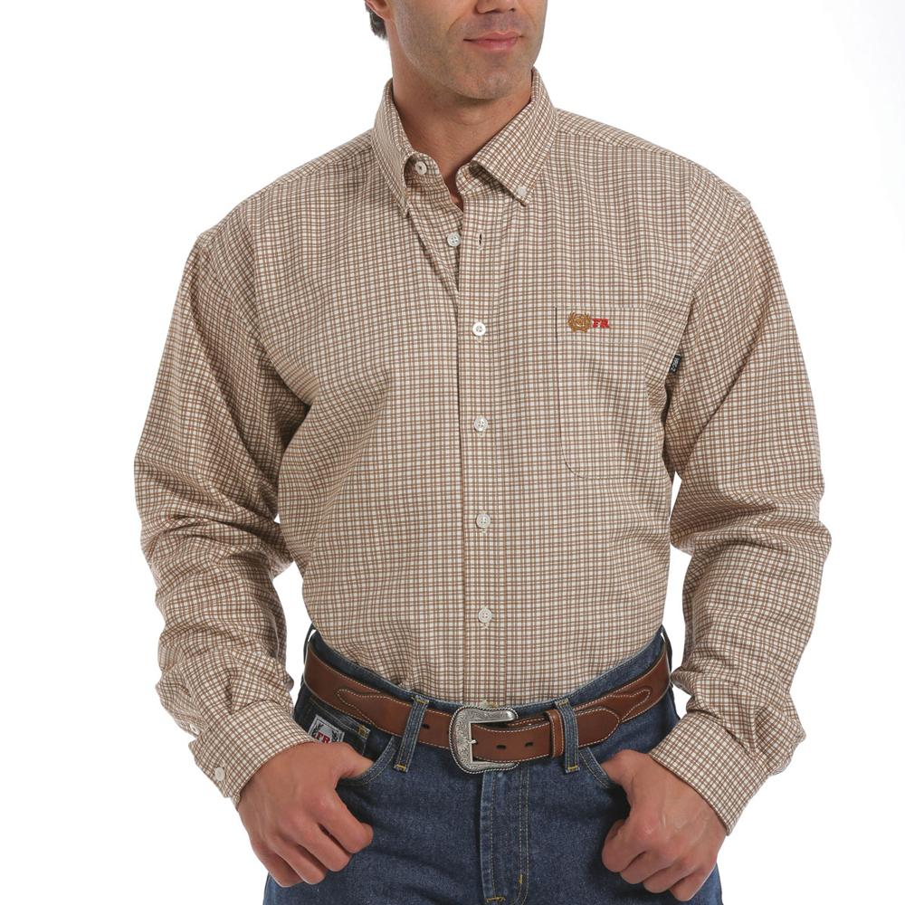 JINGDRESS Mens Long Sleeve Cotton Botton-Down Plaid Shirts Casual Work Slim-Fit Western Shirt