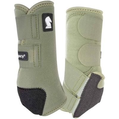 Classic Equine Legacy System Front Boots OLIVE