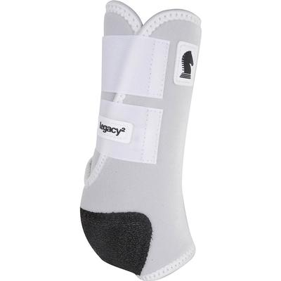 Classic Equine Legacy System Front Boots WHT