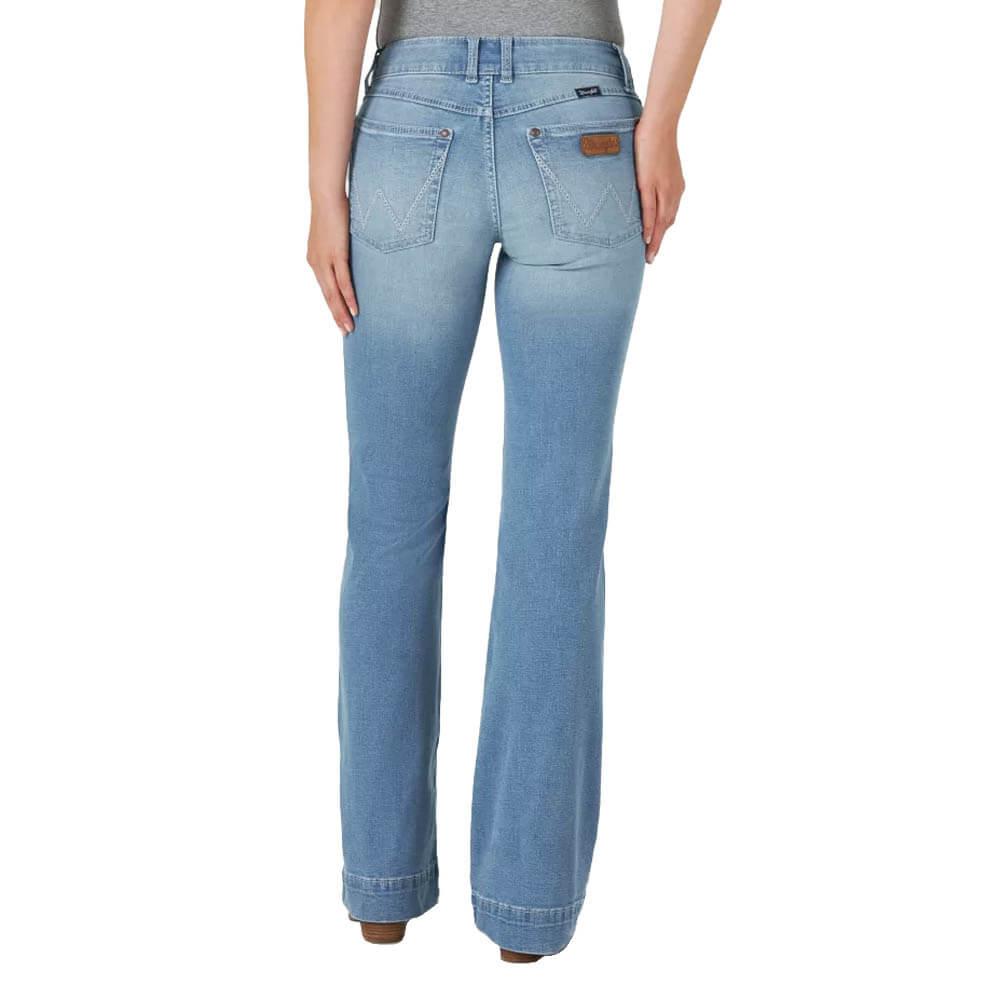 Wrangler Women's Harper Mid Rise Trouser Jeans