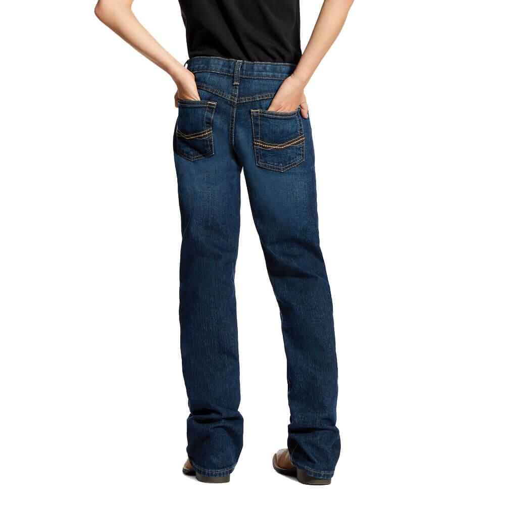 Ariat Boy's B4 Relaxed Fit Boot Cut Jeans