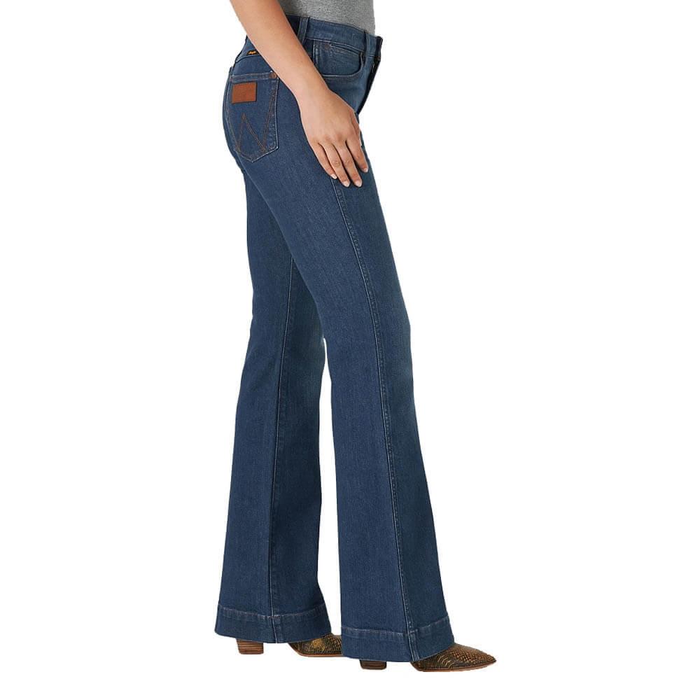 Wrangler Women's Retro High-Rise Trouser Jeans