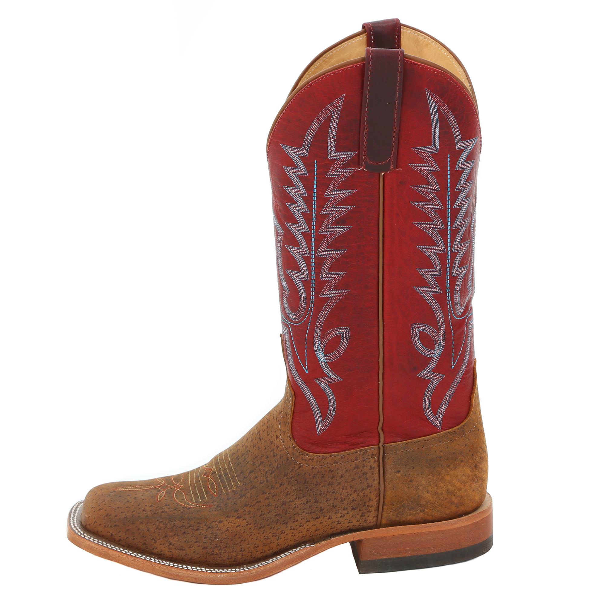 Anderson Bean Men's Red Fool's Boar Cowboy Boots