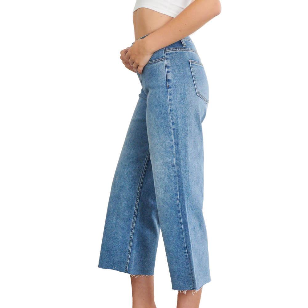 Vibrant MIU Women's Wide Leg Crop Jeans