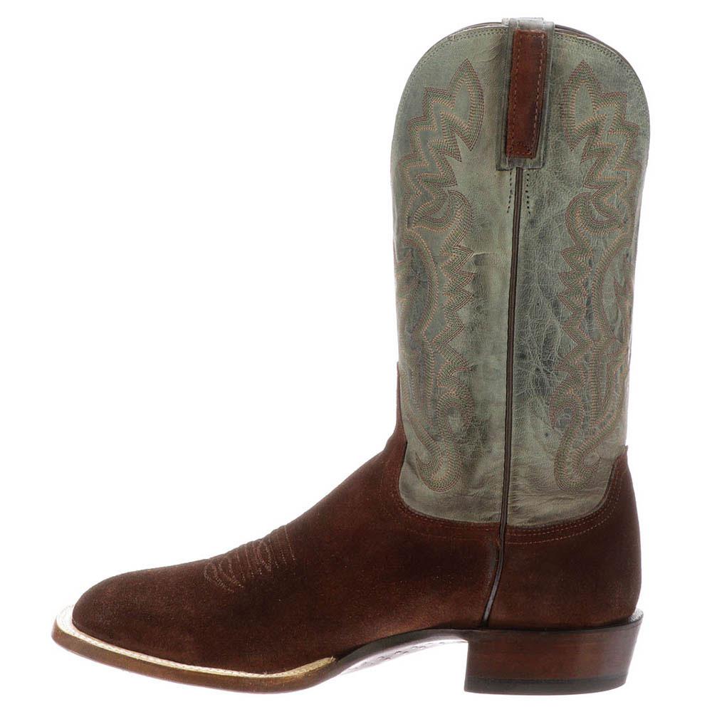 Lucchese Men's Rust Levi Suede Boots