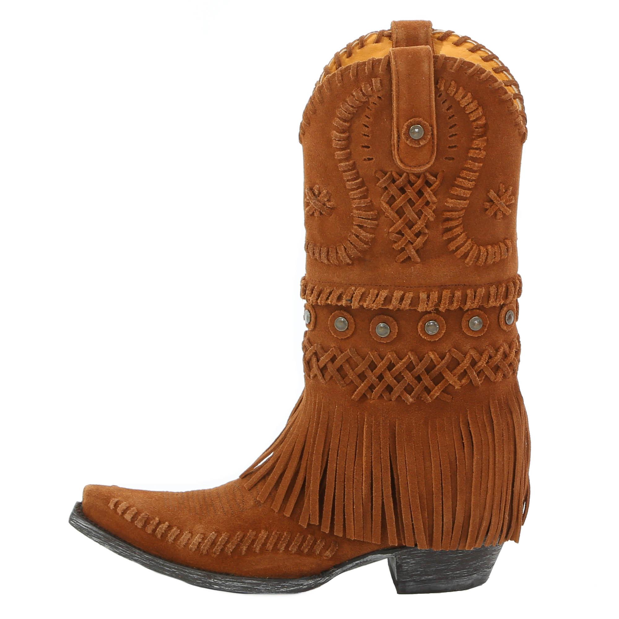 Old Gringo Chucha Fringed Cowgirl Boots