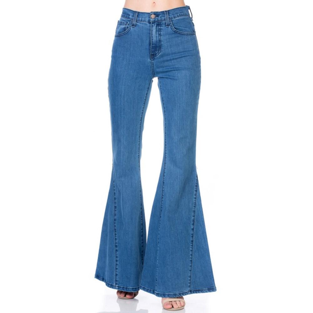 O2 Denim Women's High Waist Flare Jeans