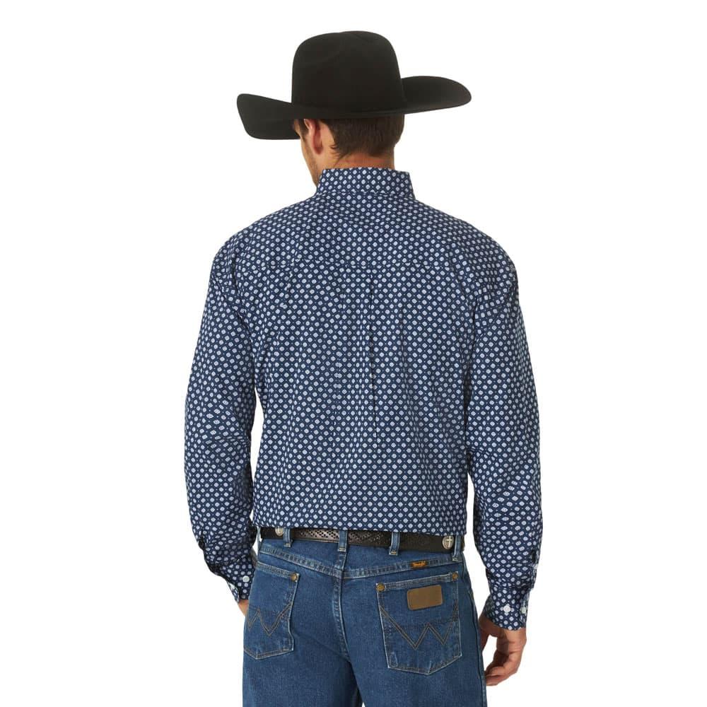 Men's George Strait Wrangler Long Sleeve Shirt