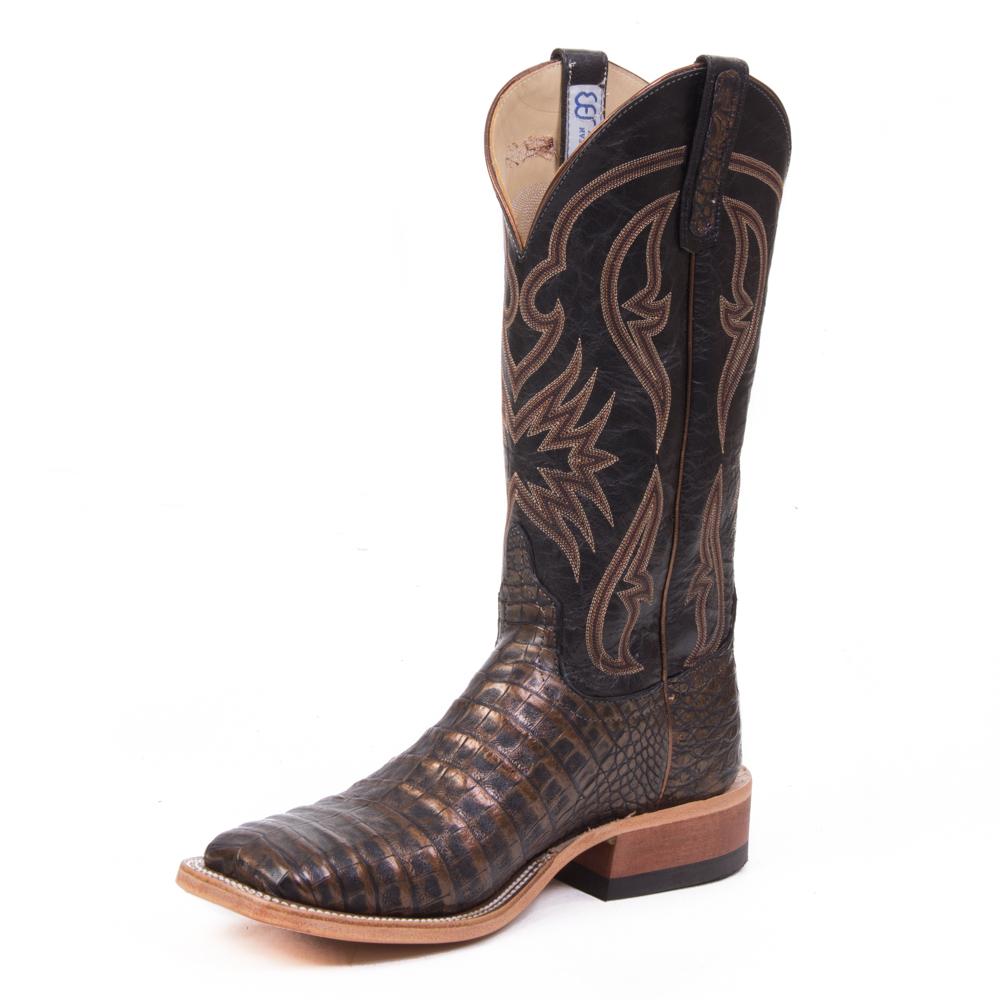 Anderson Bean Men's Exclusive Blackened Copper Caiman Belly